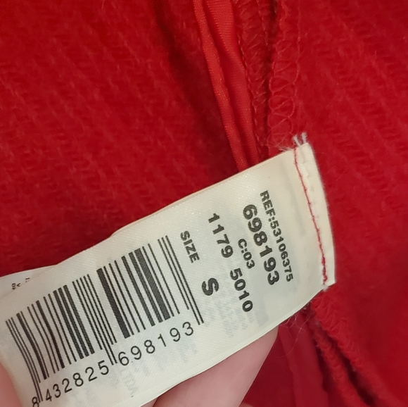 Little Red Winter Coat With Hood Faux Fur - Picture 6 of 13